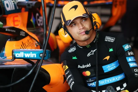 Le pilote McLaren Lando Norris
