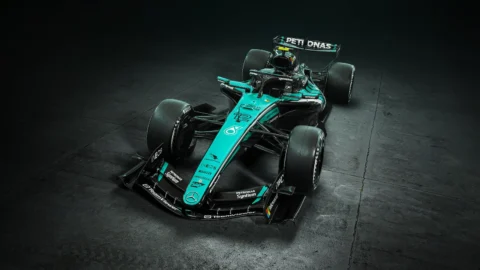La livrée spéciale Petronas de la Mercedes pour la Malaisie 2026