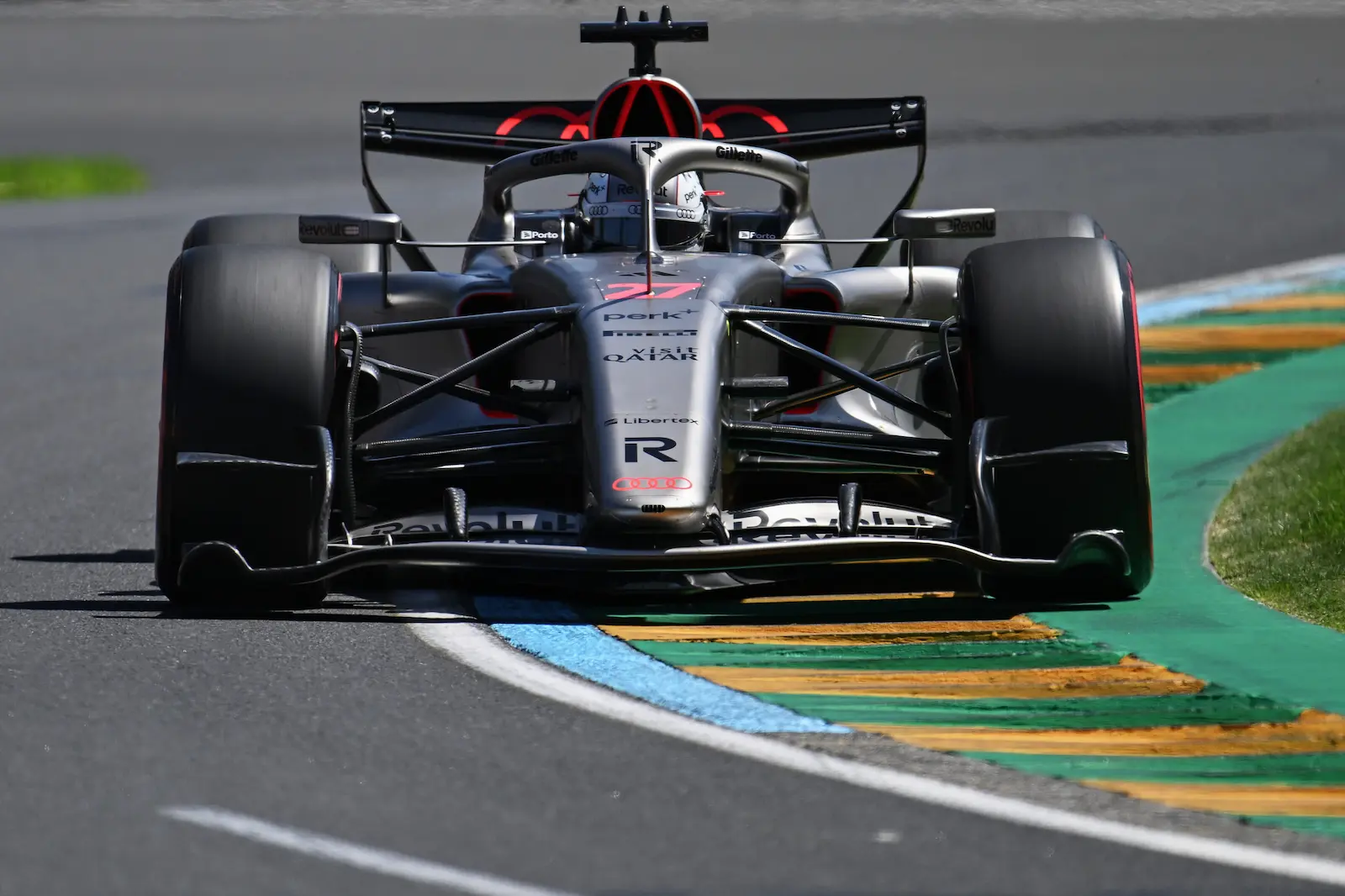L'Audi R26 de la saison 2026 sur le circuit de Melbourne