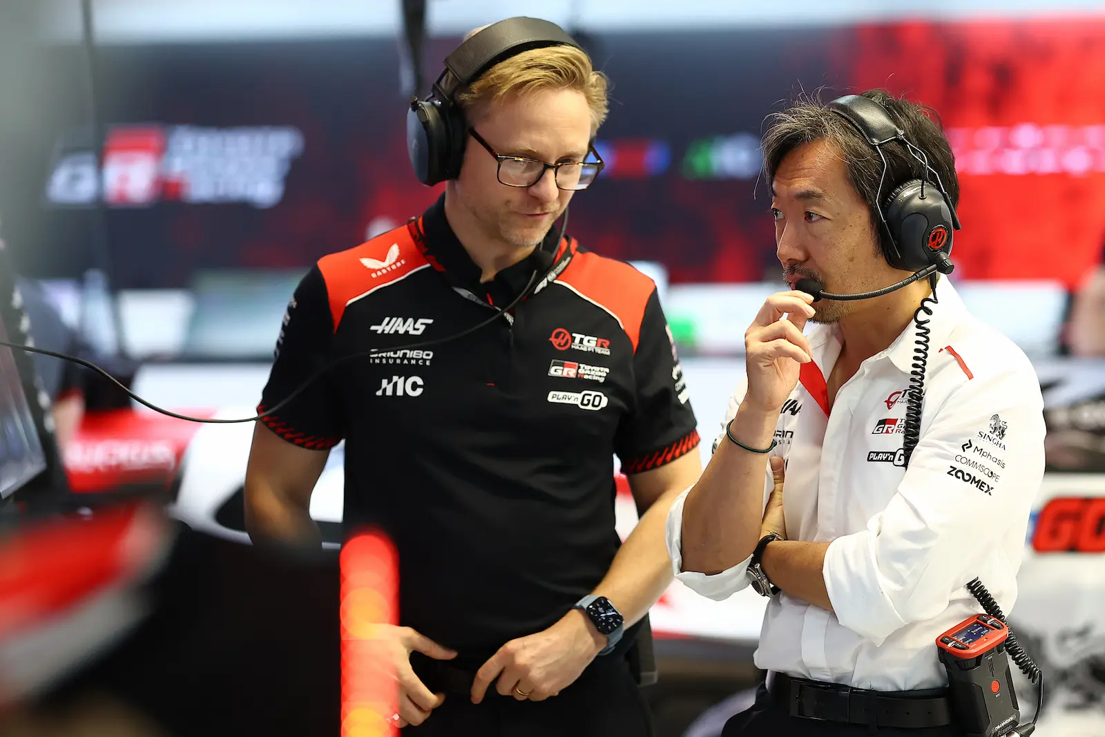 Le directeur de l'équipe Haas, Ayao Komatsu, à Mexico