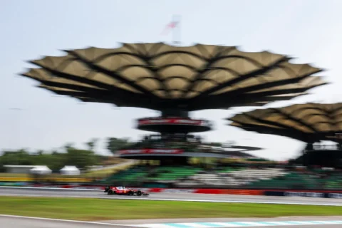 La Ferrari sur le tracé de Sepang en Malaisie en 2026