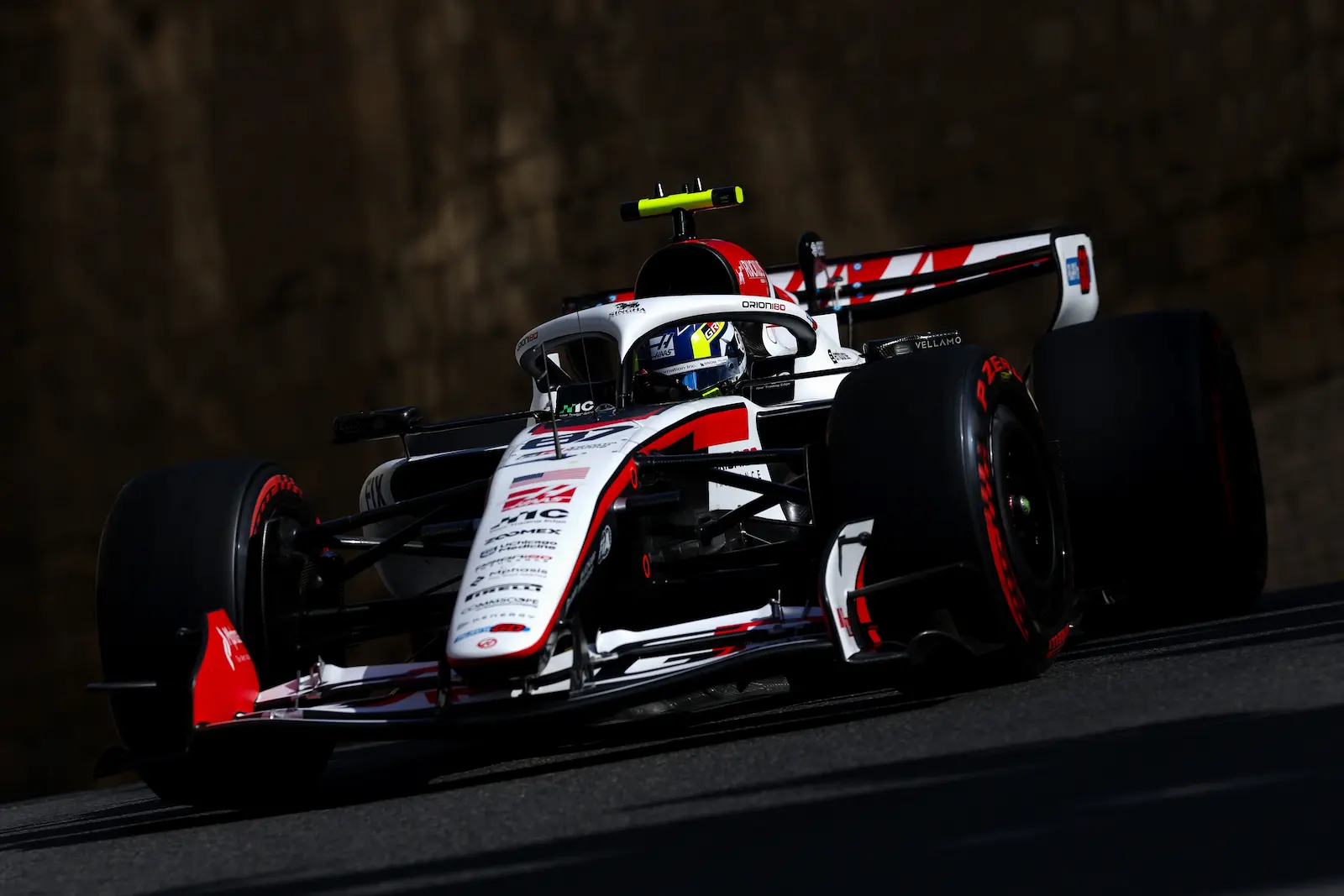 Monoplace de l’écurie Haas lors de la saison de Formule 1 2026