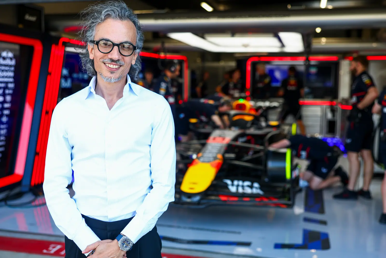 Le Français Laurent Mekies, directeur de l'équipe Red Bull en F1
