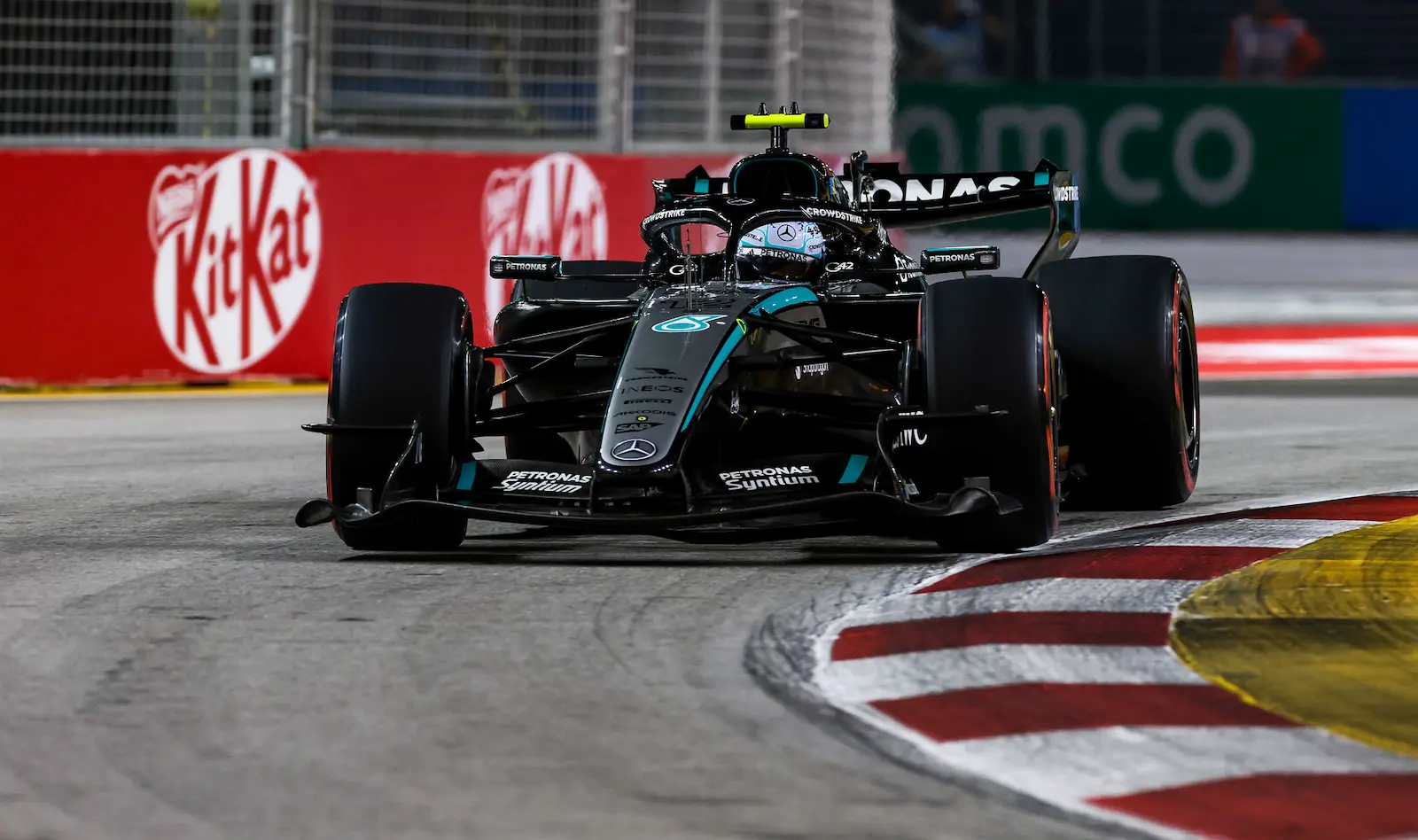 La Mercedes W17 de Kimi Antonelli à Singapour