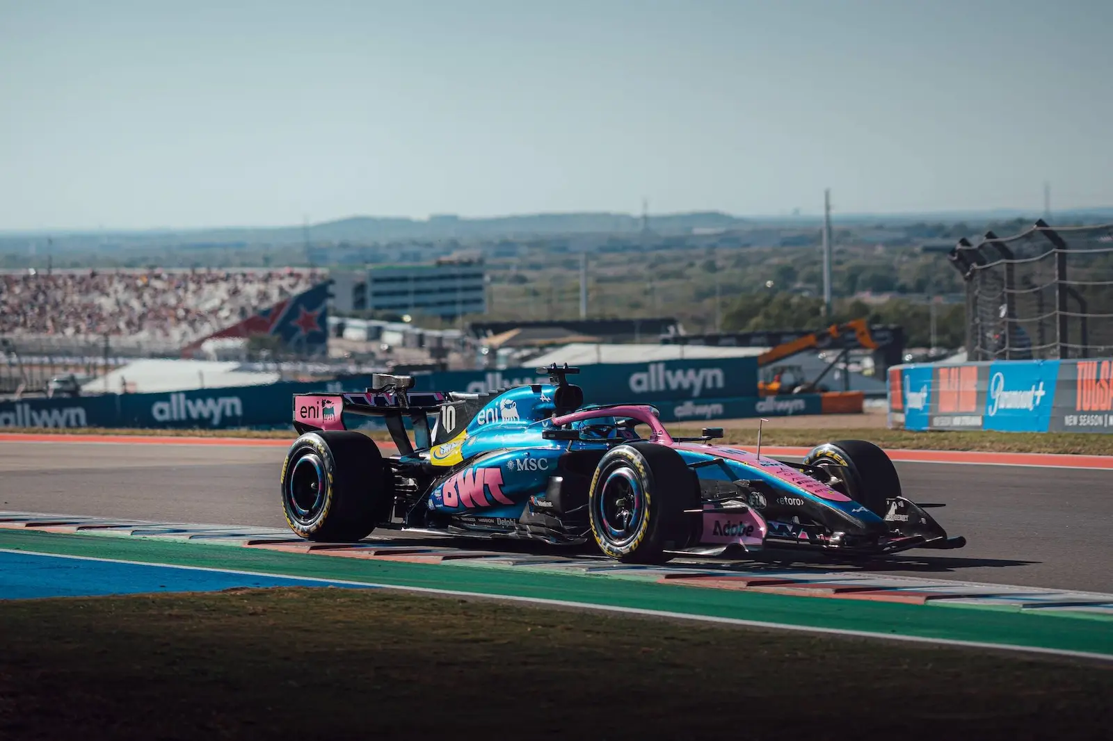Pierre Gasly interviewé en direct depuis son Alpine pendant les EL1 à Austin